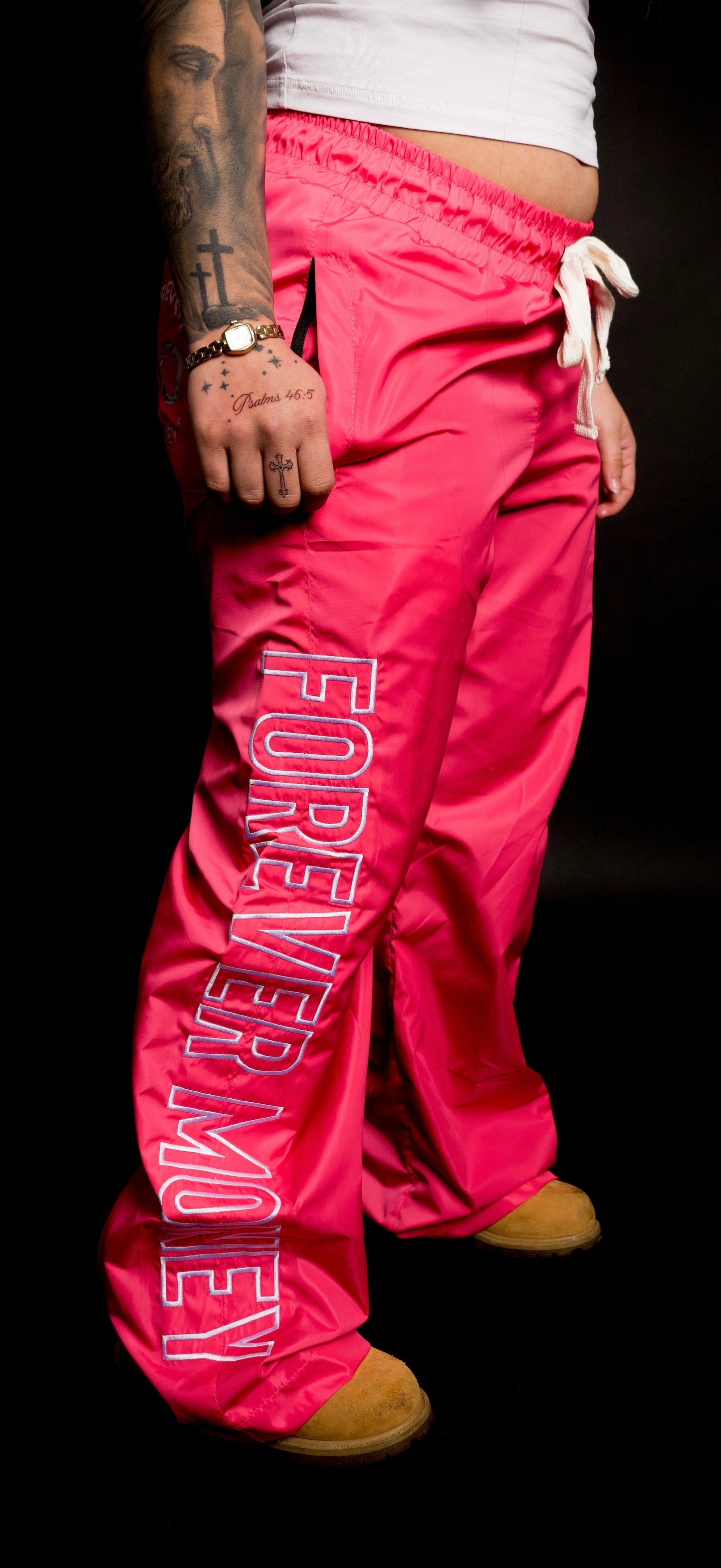 FM Wealth club track pants